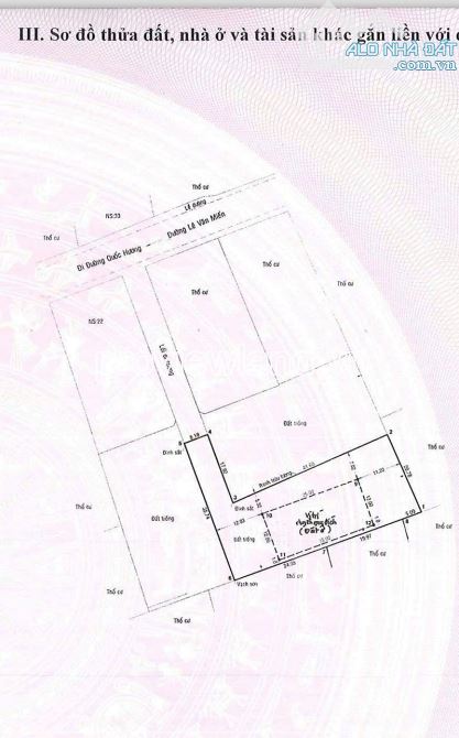 Bán lô đất mặt tiền Lê Văn Miến Thảo Điền, vị trí Vàng, 1037m2 đất, sổ hồng, 185tr/m2 - 2