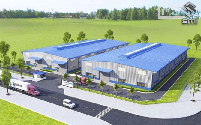 Cho thuê kho xưởng mới, đất: 5.000m2, XD: 3.000m2 KCN Đức Hòa, Long An - 2