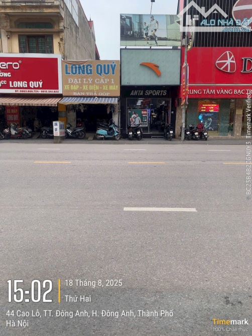 Bán 100m đất mặt đường cao lỗ Đông Anh,kinh doanh sầm uất - 2