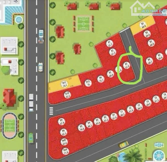 🚗 Đường ô tô tránh – lô góc 2 mặt thoáng 61,9m² Tân Xã giá tốt - 2