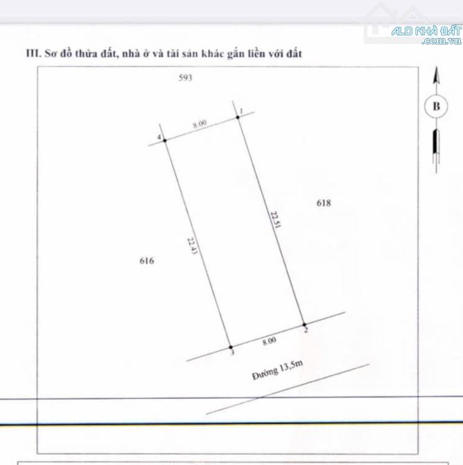 KQH Cồn Khoai – An Lỗ | 1 Lô Đẹp Hướng Đông Nam – 180m2 chỉ 1 tỷ 1xx nhanh tay bà con ơi - 3