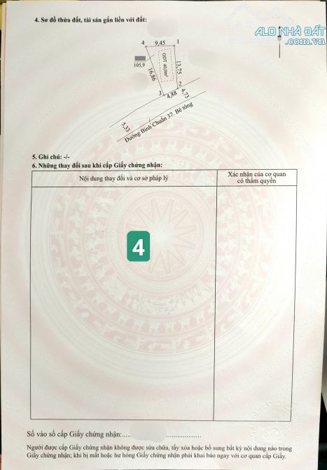 Bán đất 4.9x19m, mặt tiền Bình Chuẩn 37 p. Bình Chuẩn gần chợ Phú Phong - 3