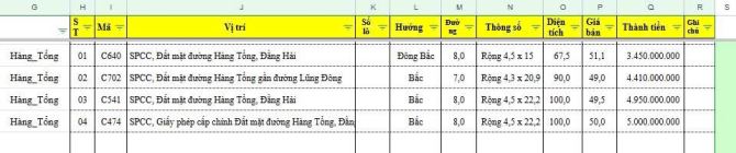 🍀Giấy phép cấp chính Đất mặt đường Hàng Tổng, Đằng Hải   D.tích: 100m (ngang 4,5 x 22) - - 3