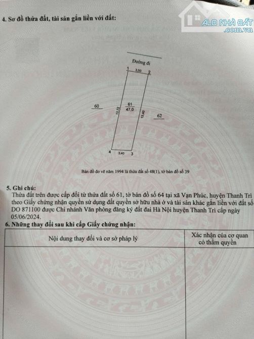 Ô TÔ VÀO ĐẤT - VÀI BƯỚC RA Ô TÔ TRÁNH -DT= 47m2 TRƯỜNG CHỢ CHỈ VÀI BƯỚC - 3