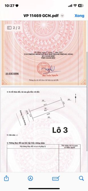 📌📌Làm việc trực tiếp!!! Bán 2 lô đất mặt tiền đường Trinh Đường giá rẻ 🌺 - 3