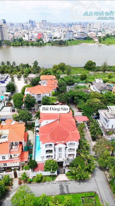 Bán Biệt Thự 3 Mặt Tiền Nguyễn Văn Hưởng,Thảo Điền,Q2 DT:996m2(25mx40m) Hầm 3 Tầng,Hồ Bơi - 8