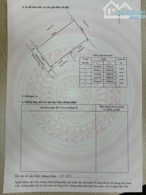 LÔ ĐẤT 407M2 LÔ 26BC TUYẾN 3 LÊ HỒNG PHONG NGAY LƯNG MDM   - Dtmb: 407m2 (14 × 29). - Hướn - 4