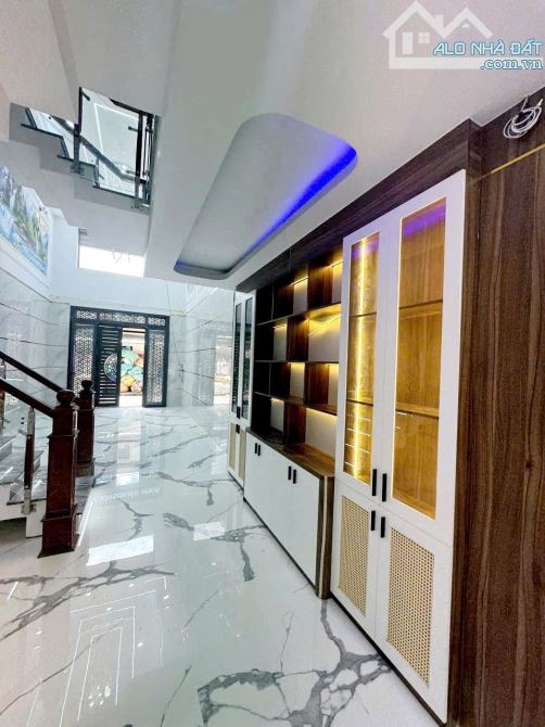 Bán Nhà Riêng Đường Xe Hơi TL10, Tân Tạo, Bình Tân, HCM, Giá Cực Rẻ 6,7 tỷ, 4x18-4 Tầng - 4