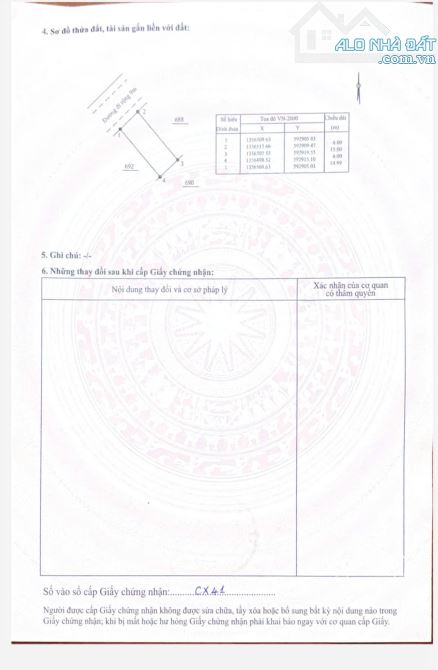Tái Định Cư Bầu Gáo Thị Trấn Diên Khánh   G iá b án 1 tỷ 440 triệu thấp hơn thị trường - 4