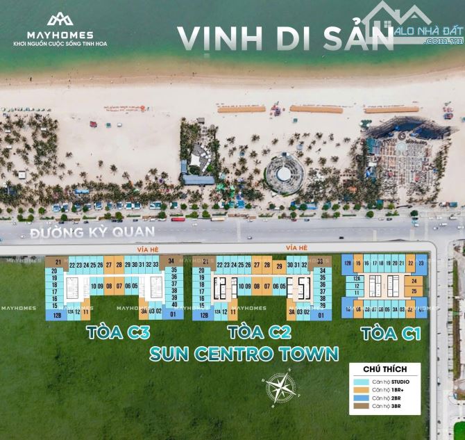 ANH/CHỊ ĐANG MUỐN TÌM BĐS VỪA NGHỈ DƯỠNG LẠI VỪA SINH LỜI ỔN ĐỊNH? ✨ 💥 SUN CENTRO TOWN - 6