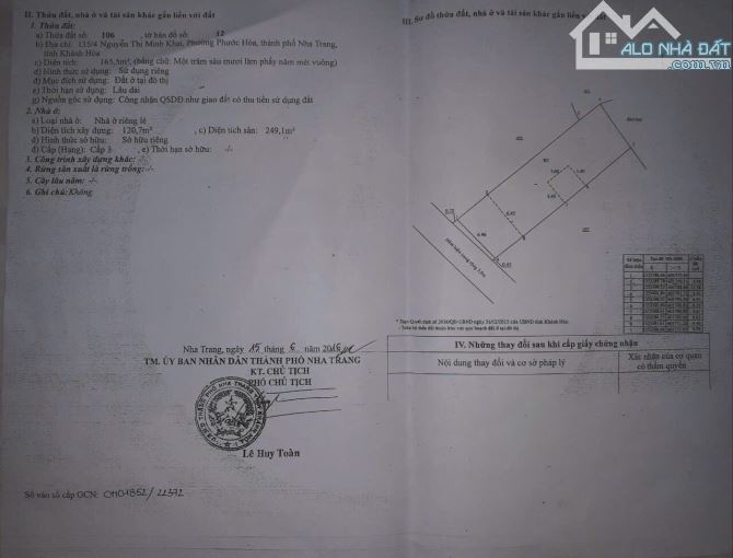 Bán nhà 3 tầng hẻm Nguyễn Thị Minh Khai - 165m2 ngang 7 - 7