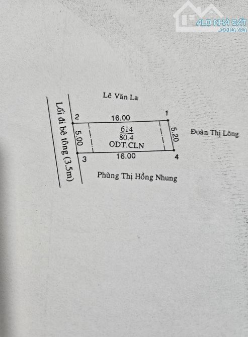 NHÀ CẤP 4 GÁC ĐÚC – HẺM 305  Diện tích: 5 x 16m – Thổ cư 60m² – Nở hậu 5.2m - 7