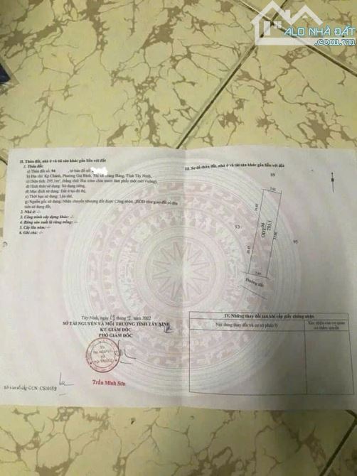 Ngộp Cần bán Nhanh Căn nhà ở Trung Tâm Trảng Bàng 295m2 Sổ Hồng riêng 700triệu bao Phí