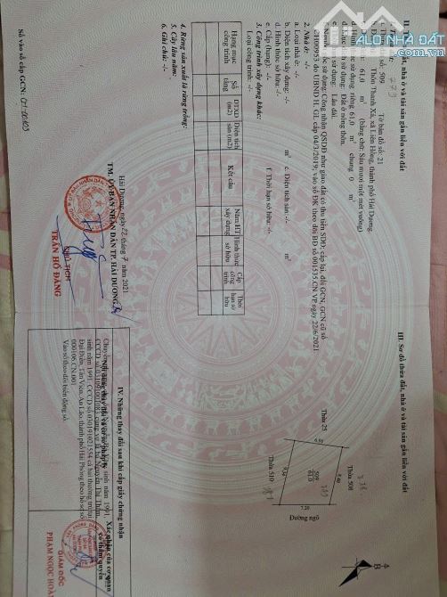 Bán lô đất mặt tiền rộng vị trí siêu đẹp gần viện nhi hải dương
