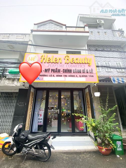 HƯƠNG LỘ 2, 4M x 12M, 2 TẦNG BTCT , HẼM 8M XE HƠI NGỦ NHÀ ,GẦN AEON MALL, CHỈ 5.X TỶ