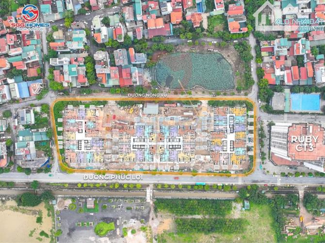 Bán căn hộ chung cư Ruby Park Phúc Lợi