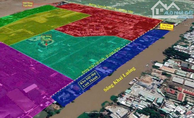 BÁN BIỆT THỰ CỒN KHƯƠNG, MẶT TIỀN TRẦN VĂN GIÀU, GIÁP SÔNG KHAI LUÔNG