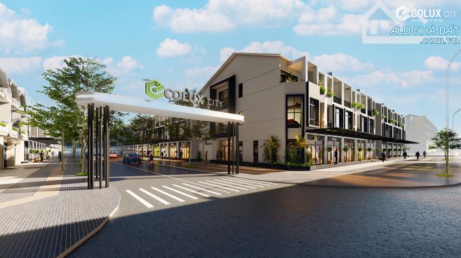 Nhà phố 2 mặt tiền Ecolux City đường Lê Lợi, dân cư sầm uất, liền kề Khu công nghiệp lớn