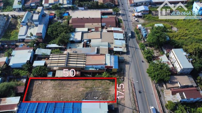 Bán đất mặt tiền Hà Duy Phiên xã Bình Mỹ Củ Chi 17x50 tổng 872m2 thổ cư sẳn 260m2 - 1
