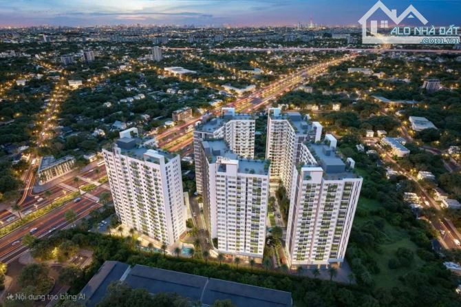 Bán căn hộ lô góc 2PN 1WC view trực diện hồ bơi lớn, ngay chợ Bình Chánh, sổ hồng lâu dài - 1