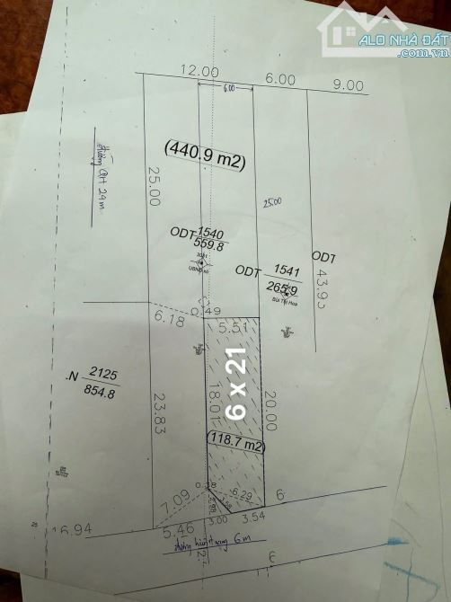 LÔ THỔ CƯ HẺM 159 NGUYỄN HỮU THẤU - BMT 6x21m, 4Tỷ - 1