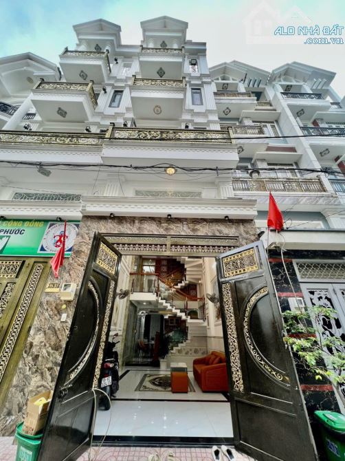 Nhà sang trọng đẳng cấp 1 trệt 1 lửng 3 lầu đường 7m trương thị hoa siêu thị metro quận 12 - 1