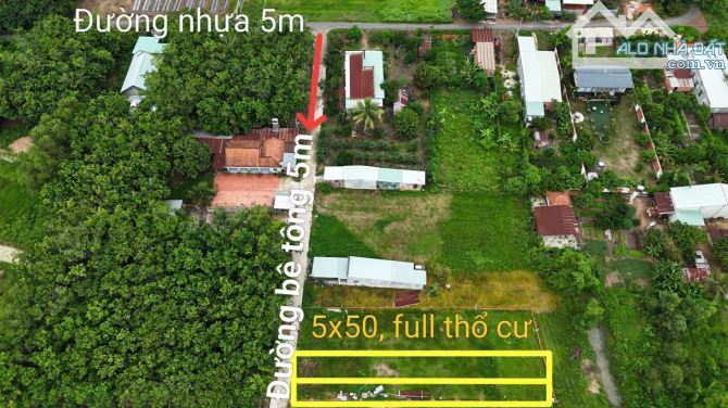 5x50 đường bê tông thông. Gần ủy ban. gần KCN. 590TR - 1