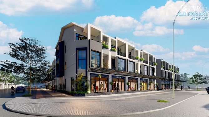 Nhà phố 2 mặt tiền Ecolux City đường Lê Lợi, dân cư sầm uất, liền kề Khu công nghiệp lớn - 1