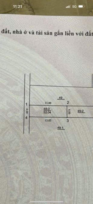 Bán đất tặng nhà 4 tầng dân xây thông ô tô các ngả đầu tư giữ tiền sinh lời - 1