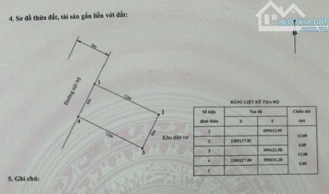 Bán đất khu phân lô 193 Văn Cao - DT 72m - Mt 6m hướng Tây Bắc - 1