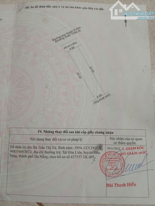 📌📌📌LÀM VIỆC TRỰC TIẾP GIÁ TỐT !!!bán 2 lô xuân thiều 8 sát biển - 1