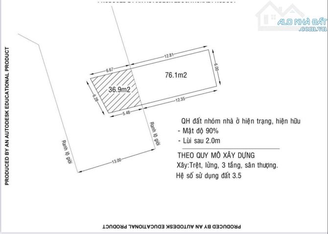 Bán Đất thổ cư GÓC 2 MẶT TIỀN ĐƯỜNG SỐ 5, gần Nguyễn Duy Trinh Quận 2 full thổ ngang 6m - 1