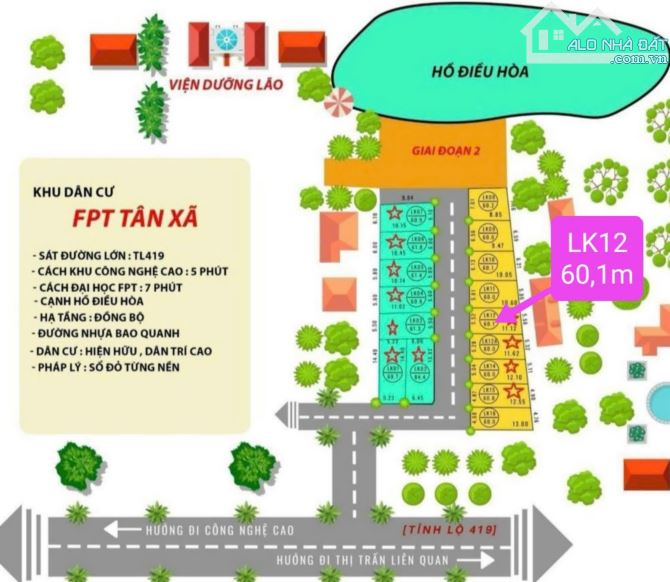 Siêu hot: Lô đất LK12 Tân Xã 60,1m², sổ đỏ, giá rẻ hơn thị trường - 1