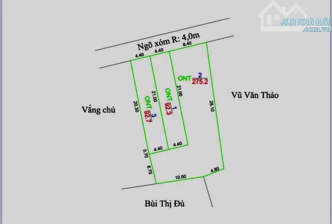 BÁN GẤP 2 LÔ ĐẤT F0 – MẶT ĐƯỜNG THÙ DU, MINH TÂN HẢI PHÒNG - 2