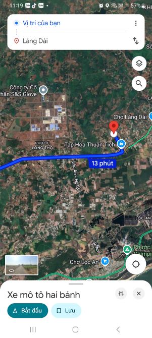 Bán 1000m2 200m tc đường nhựa  dân cư xã Láng Dài .BRVT - 2