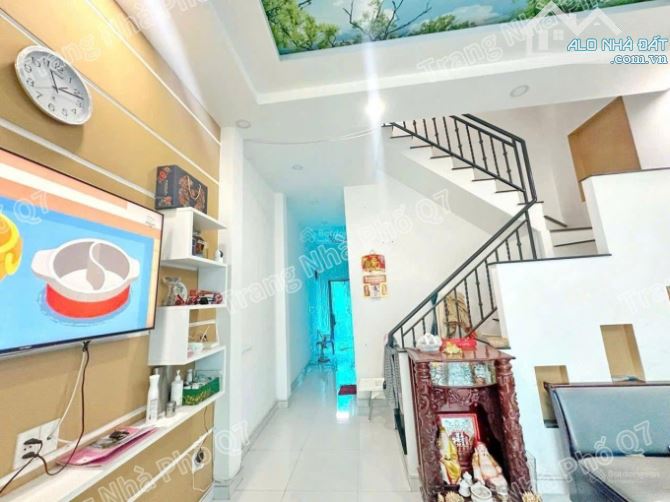 Bán nhà đường số 77 Tân Quy - 70MV- 3 tầng btct - có bãi ôto-- chỉ 6T còn thương - 2