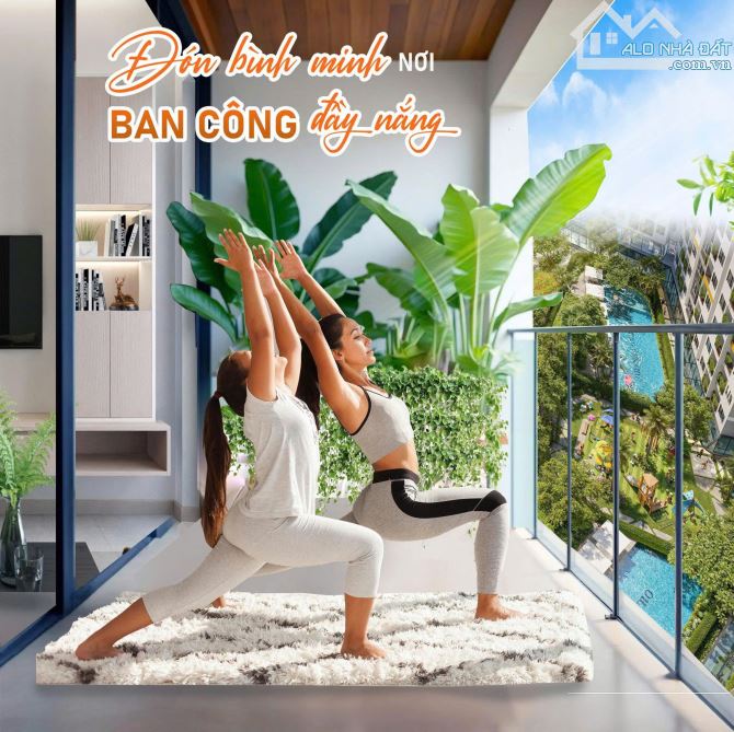 Bán căn hộ cao cấp 2PN/ 2 WC, tầng đẹp,view thoáng, giá tốt nhất tại Destino Centro - 2