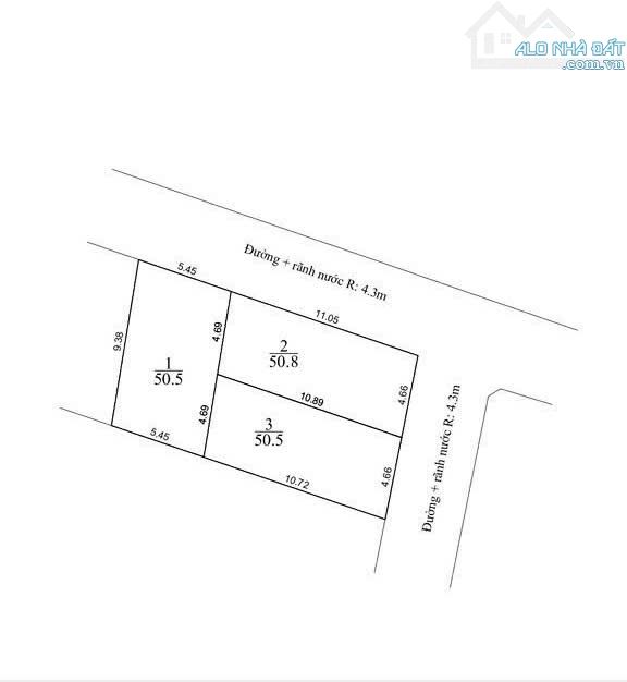 BÁN 3 LÔ ĐẤT F0 2 MẶT TIỀN – GIA MINH , THỦY NGUYÊN - 2