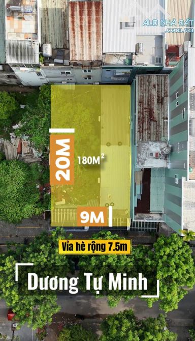 Chào bán cặp đất đẹp, MTđường Dương Tự Minh (đường 10,5m), 180m2, được xây cao tầng, sát b - 2