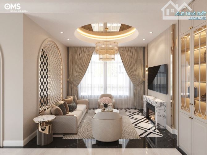 Bán Căn Biệt Thự Siêu Đẹp - Nội Thất Ý - 240m2 - Hầm 4 Tầng - Giá 4x Tỷ - 2
