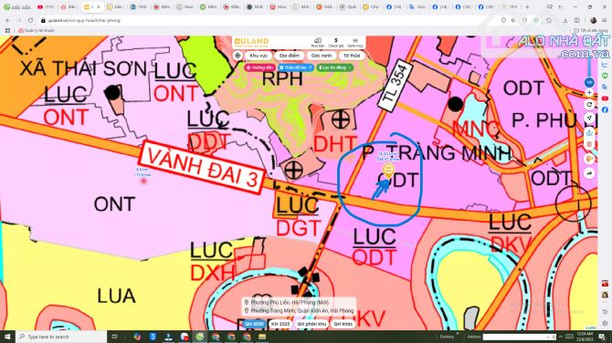 Lô đất đẹp ngay sát dự án vành đai 3 đang thi công của TP   tại tràng minh kiến an. - 3