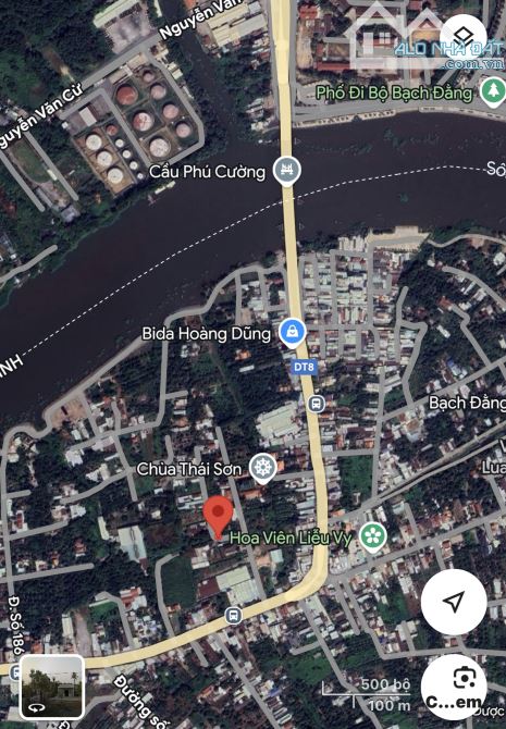Đất bán đường nhựa xã Bình Mỹ cách Tỉnh Lộ 8 100m ngay Cầu Phú Cường 438m2 thổ cư 270m2 - 3