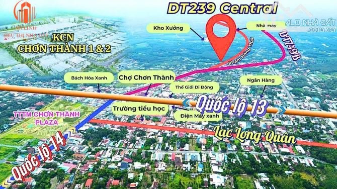 Bán đất sổ sẵn đường tỉnh lộ 749 rộng 32m Minh Hưng - 3