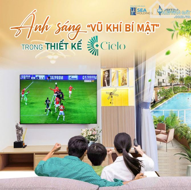 Bán căn hộ cao cấp 2PN/ 2 WC, tầng đẹp,view thoáng, giá tốt nhất tại Destino Centro - 3