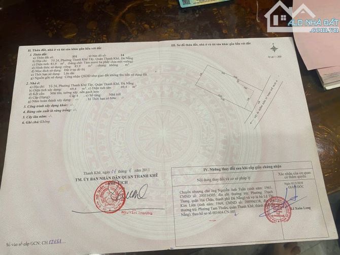 📌📌📌LÀM VIỆC TRỰC TIẾP GIÁ TỐT !!!bán nhà 3 mặt kiệt 126 dũng sĩ thanh khê - 3