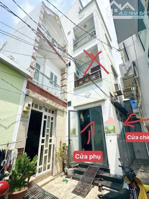 🔥 Nhà 4 Tầng ,Sử dụng 101m2 – 5PN –  Giáp Quận 6 - 3
