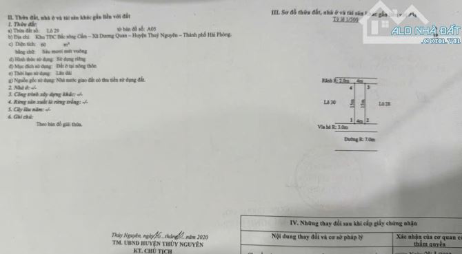 B.Đất khu A bắc sông Cấm_ ngay chân cầu Nguyễn Trãi_ Lê Hồng Phong sang cực gần - 3