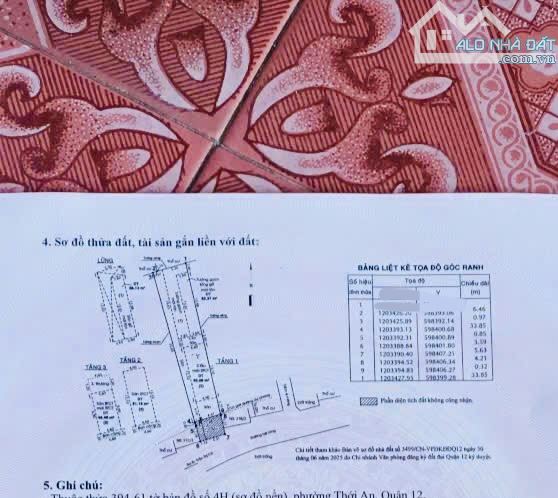 Bán nhà mới + dãy trọ 225m² Trần Thị Cờ Quận 12 TN 10tr/th - giá 15.7 tỷ sổ riêng - 4