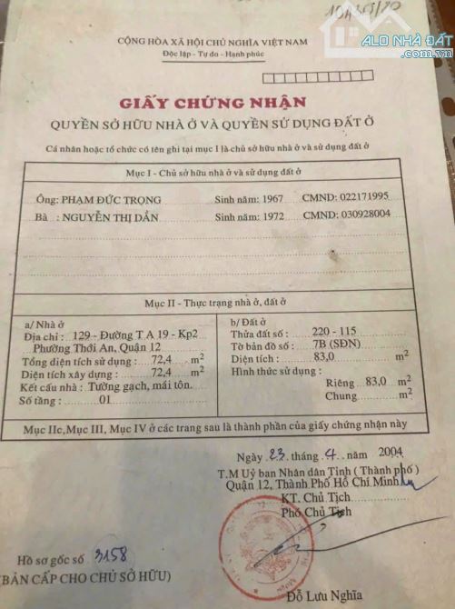 SIÊU PHẨM MẶT TIỀN KINH DOANH VÍP NGUYỄN THỊ KIỂU TÂN THỚI HIỆP Q12. - 5