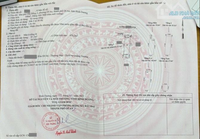 Nhà mặt tiền kinh doanh khu BigC GO, phường Đông Hoà, Tp. Dĩ An. - 5